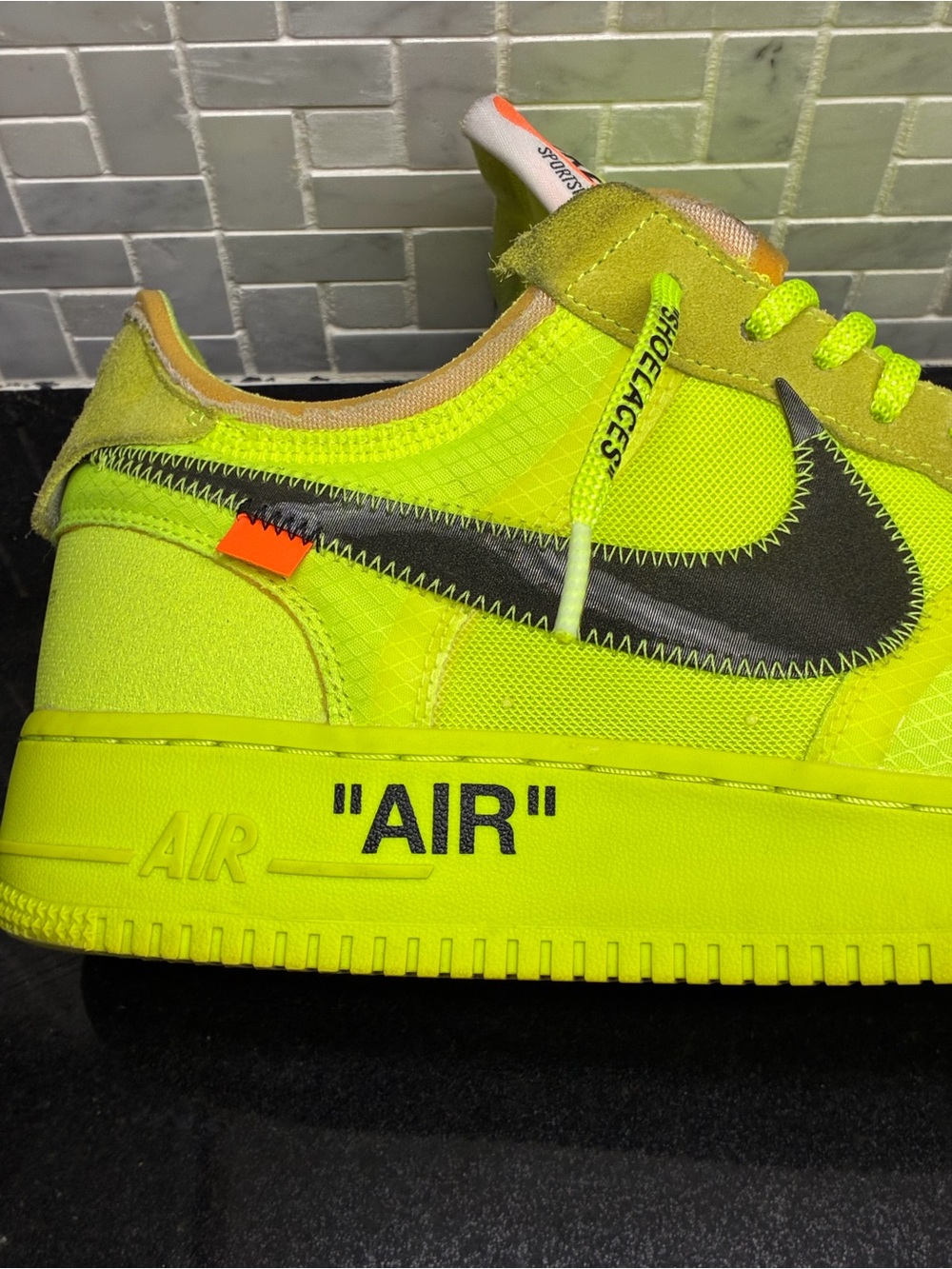 Nike x Off-White Air Force 1 Low Volt AO4606-700 Size 13 OG Box Extra Laces - Picture 10 of 16